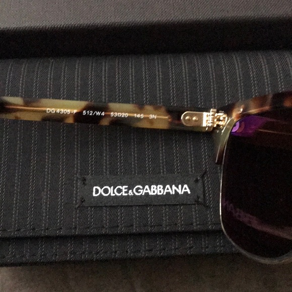 NWT Dolce & Gabbana 53mm Clubmaster Sunglasses - Picture 8 of 8